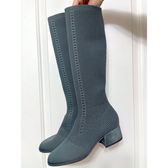 Eileen Fisher Alas Tall Boot in Gray Size 8 - Picture 4 of 13